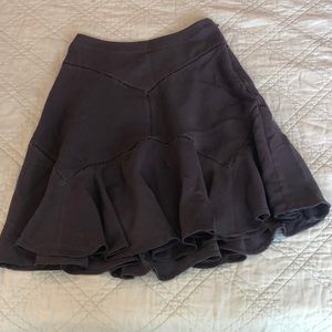 Ann Taylor cut-out seamed skirt